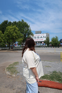 Vintage Titans Football Oversized TShirt